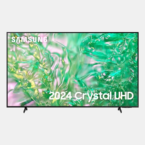 Samsung DU8000 Crystal UHD 4K 85 Smart TV, With Object Tracking Sound Lite, AirSlim, Gaming Hub, Crystal Processor 4K, Smart TV powered by Tizen, UE85DU8000UXXU, English Model (2024)