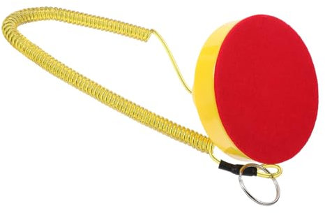UPKOCH Hockeyschläger Die Eishockey Drücker Schwimmbad Block Griffe Hockey-Pucks Tischhockeyspiel Tormann Kette Ziel Netz Sport Spiele Air-Hockey-Tisch Hockeyzubehör Yellow Abs