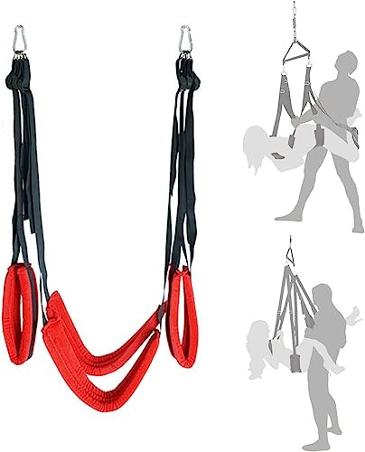 TRQOYTU Altalena Dell'amore, Giocattoli Sessuali Per Coppie, Adulti, BDSM, Altalena Sessuale, Fionda, Altalena Sessuale Con Altalena Bondage Imbottita, Nessun Altro Strumento Richiesto