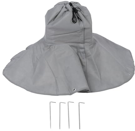 plplaaoo Protector de la raíz de la Palmera Cubierta de Invierno de la Tela no Tejida Proof Frost Proof Fross Bro raíz de la raíz con Anclajes de Tierra para Palmeras al Aire Libre Gris 45