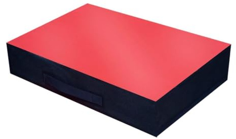 Pegciuho 2 Weightlifting Drop Pads, Floor Protection, Indoor Shock Absorbers, Red EPE