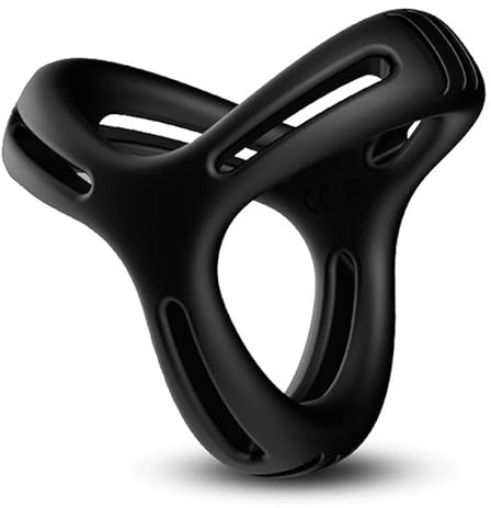 Svart Silikon Elastisk Ring TillbehöR, MåNgsidig I Funktion, FöRbäTtrar UthåLlighet Ring, öKar MuskelhäRdhet Och äR En GåVa FöR Par. Två