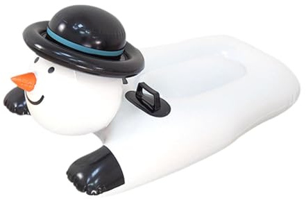 LOVIVER Snow Tube, Tubo da all'aperto, Anello da Gonfiabile, Slitta da Neve Gonfiabile Ispessita per la Famiglia, Bambini, Regalo per slittino