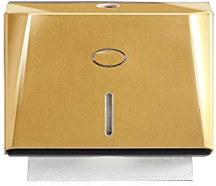 Hasayo Distributore Carta Asciugamani Parete Tessuto A Mano Supporto del Tovagliolo di Dispenser Chiave-for Albergo delle Famiglie (d'oro) (Color : Gold)