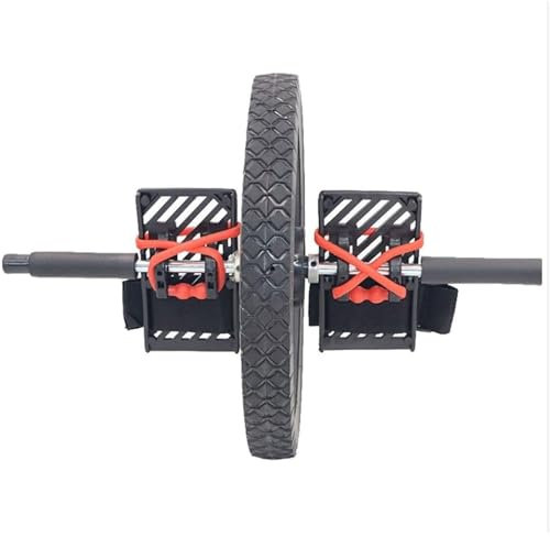 Bauchtrainer Gerät Bauchräder, professionelles Fitness-Fußpedal, Mehrzweck-Übungsrolle, multifunktionale Kernübung, groß Bauchroller