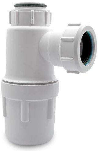 CranPlas | 32mm Sink Trap for Bathroom & Toilet Sinks | Effortless Installation | Universal UK Pipe Fit | Durable & Leak-Proof | Hygenic Waste Management | Heat Tested