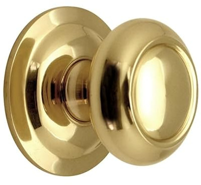 -1980-MADERAS CAMACHO SUMINISTROS INDUSTRIALES Pomo Puerta Entrada Redondo dorado Tradicional