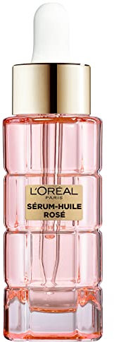 L'Oréal Paris - Sérum Huile Rosé - Soin Visage Anti-Âge Éclat & Nutrition Intense - Concentré en Cellules Natives de Pivoine et Calcium B3 - Pour Peaux Matures - Age Perfect Golden Age - 30 ml