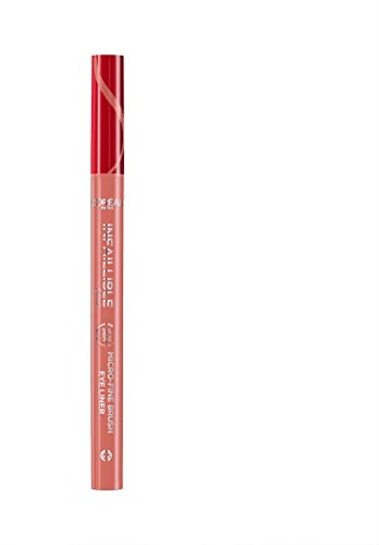 L'Oréal Paris Infaillible Micro-Fine Liner 36H - Traits Ultras-Fins et Sans Transfert - Waterproof - Résiste aux Frottements - Teinte : Ancient Rose (04)