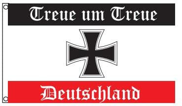 Stormflag Deutschland Eisernes Kreuz Flagge 90cmx150cm Deutschland Treue Flagge 3x5ft Polyester 90g mit Ösen mit Doppelnadel genäht.