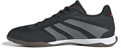 adidas Unisex Predator League Indoor Football Boots Fußballschuhe, Core Black/Grey Four/Lucid Red, 46 EU