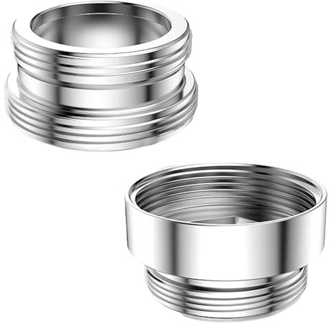 Adattatore per rubinetto, 2 pezzi da M24 a M22 per connettori per tubi maschi M24 e M22, filtro dell'acqua a risparmio idrico, adatto al rubinetto della cucina