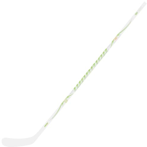 Warrior Eishockeyschläger Alpha Deluxe Junior (Weiß, 55”, Flex 50, Biegung 28, Rechts)