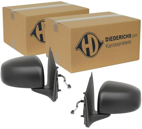 BandelOne enthält 2x Diederichs Elektrische Außenspiegel Schwarz passend für Space