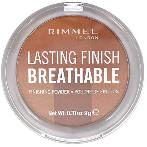 Rimmel London Lasting Finish Breathable Finishing Powder - 004 Deep for Women 0.31 oz Powder