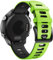 NotoCity per Garmin Vivoactive 3 Cinturino, 20mm Cinturino di Ricambio in Silicone per Samsung Galaxy Active 2 /Gear Sport/Galaxy Watch 42mm/ Garmin Forerunner 645/245(verde-nero)