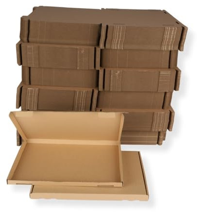 300 St. Großbriefkarton 350 x 250 x 20 mm DIN A4 braun Warenpost, Faltkarton, Warensendungskarton, Maxibrief
