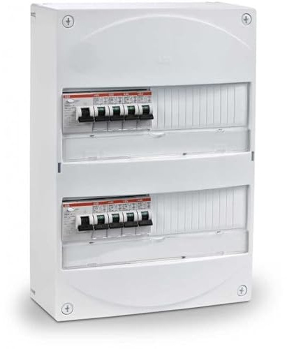 Coffret électrique prééquipé 2 rangées 26 modules - disjoncteurs 10A à 32A - ABB