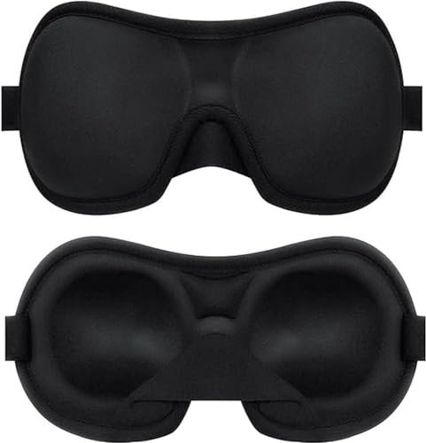 Brencco Mascherina per Dormire, Maschera Occhi per Dormire Bloccare la Luci Maschera Notte per Dormire, Mascherine per Dormire Adulti per Dormire/Viaggi/Yoga