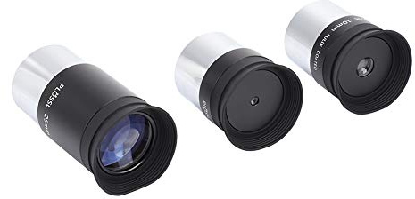 Telescope Eye Piece Kit,Set Oculari Telescopio,25Mm Eye Piece Teleskop Okular Set,8eye Pieces for telesco,1.25 Plossl Telescope Eyepiece Set 4 10 25mm 2X Lens Kit for Astronomy