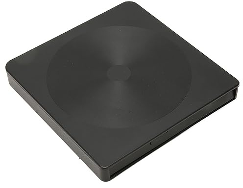 Vikye Kit de Unidad óptica Delgada USB 3.0 Tipo C, Caja de Unidad de DVD Externa Plug and Play para CD DVD BDde 9,5 Mm y 9 Mm, Botón de Expulsión, Compatible con Computadora Portátil
