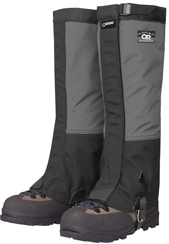 Outdoor Research Herren Crocodile Classic Gaiters Überziehschuhe, Storm/Schwarz
