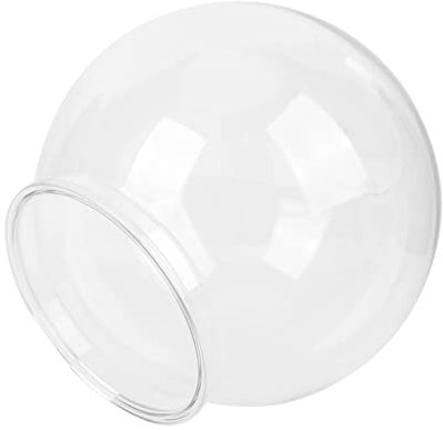 Acouto Robustes, Rundes Fischglas aus Kunststoff, Bruchfest, Vielseitig Einsetzbar, Kleines Rundes Aquarium für Schreibtisch, Bücherregal, Dekorationen, L, Robust und Langlebig, aus