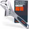 PRESCH Adjustable Wrench 8inch - Laser-Engraved Scale 30mm (Metric & inch) - Precision-Milled for Optimal Grip - Sturdy, Adjustable Spanner