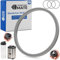 Ersatz Dichtringe, 4 Stück, aus Silikon, in Grau, kompatibel mit WMF Kult X Mix & Go Mini Smoothie Maker, für Mixer und Trinkdeckel, Standmixer Reparatur Dichtung Set, Mixbehälter Deckel O-Ring Kit