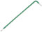 M METERXITY Ball End Hex Key Wrench, 2.5mm L Shape Extra Long Arm S2 Steel Repairing Tool for Bicycle/Furniture/Equipment/Motorcycle/Machinery, Metric Hexagonal Wrench [Green]