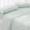 Burrito Blanco | Juego de sábanas | Cama de 150 a 160cm. (+Medidas Disponibles) | Diseño 139 | Color Menta (150-160x190/200cm.)