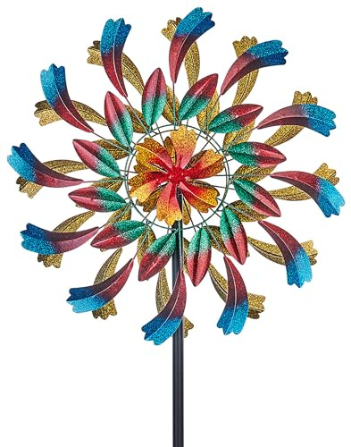 Kobolo Windrad Dekostecker Sole 61x26x216 cm
