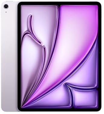 Apple iPad Air de 13 Pulgadas (M4): Pantalla Liquid Retina, 128 GB, cámaras Frontal/Trasera de 12 Mpx, Wi‑Fi 7 con el Chip N1 de Apple, Touch ID — Púrpura