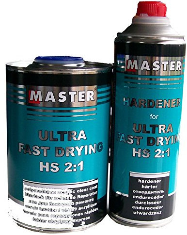 Troton Master Acryl Klarlack 2K CLEAR COAT Ultra Fast Drying UHS 2:1 1L + Härter 1:2 0.5L