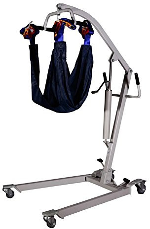 SOLLEVATORE PER DISABILI MANUALE IDRAULICO - SOLLEVAMALATI CON IMBRACATURA