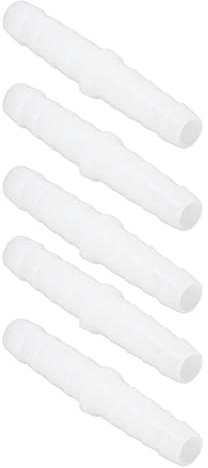 10 Pcs Conectores para Mangueras de Caucho y Plástico, Empalme Manguera de Plástico Adaptador de Unión para Aire Agua Combustible 6-6mm Directo