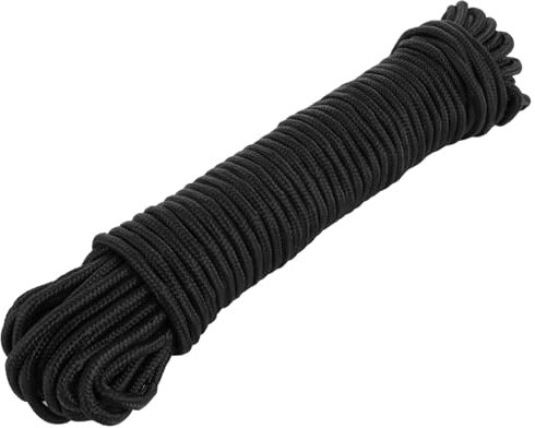 ASelected 6 MM x 30 M Paracord Rope Nylon Rope Dinghy Rope Awning Rope Nylon Rope Tear Resistant for Garden Bundling Handmade Outdoor Camping Projects