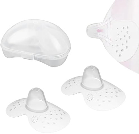 2 Pcs Stillhütchen Mam Und Etui,Stillhütchen L,Stillhütchen,Stillhütchen,Mam Stillhütchen Größe,Für Maximalen Hautkontakt Zwischen Mutter Und Kind