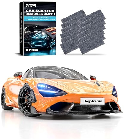 12 Pack Nano Sparkle Cloth Set for Vehicle Paint Repair, Scratch Remover Wipes for Scuffs, Swirl Marks and Light Damage on Cars, Motorbikes and SUVs