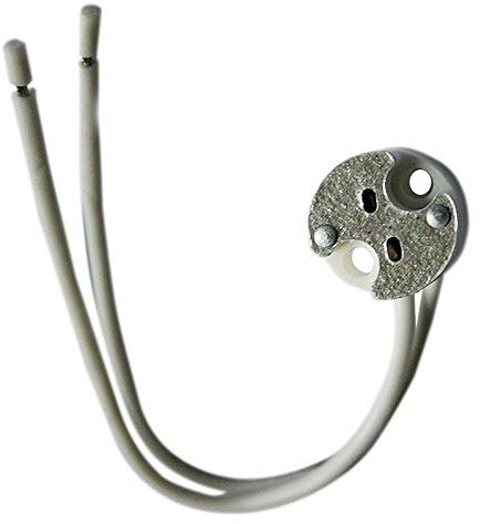 10xG4 Halogen/Led Universal Fassung aus Keramik für G4,G5.3, G6.4 Niedervolt Sockel