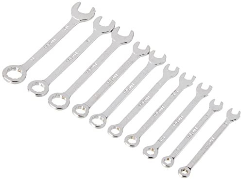 Blue Spot 4311 Micro Combination Spanner, Silver, Set of 10 Piece