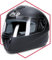 Saferide | Integralhelm Schwarz Matt XL 61-62 cm Motorradhelm Quad Damen Herren Roller Gesichtsschutz Klapphelm Erwachsene Regenschutz Sturzhelm Moped Mofa