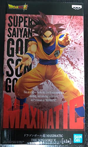 Banpresto - Dragon Ball Super Maximatic The Son Goku V Figure, Multi-coloured, BP17034
