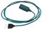 creative cables - Snake Lampada in silicone con interruttore e spina - Senza lampadina, Petrolio