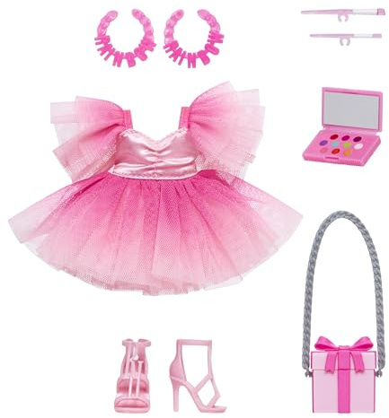 Rainbow High Fashion Pack, Dance Party includes 1 Full Party Outfit, Heels, Jewelry and Play Accessories. Mix & Match with other packs to Create Tons of Fun Looks. Kids Toy Gift Ages 4-12 Years