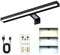 Bilderleuchten für Gemälde Wiederaufladbar, Schwarz 30 CM 1.8W Wiederaufladbare Gemäldeleuchte für die Präsentation von Kunstwerken, Magnetische Kabellose Bilderleuchte Dimmbar mit Fernbedienung
