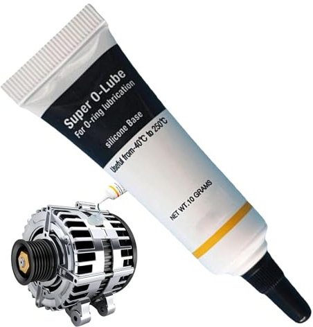 Grasso in Silicone per O-Ring, Lubrificante Siliconico Sanitario di Qualità Alimentare, 10 g, per Valvole e Idraulici