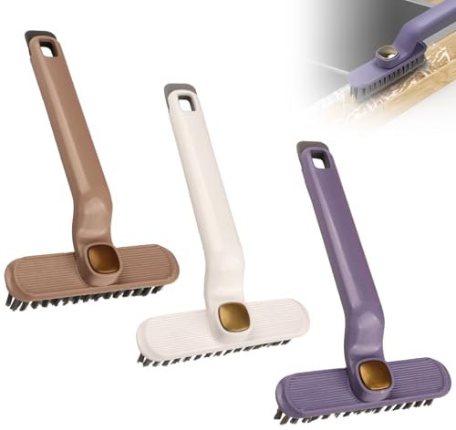 Atuoxing 3Pcs Cepillo Limpieza Hogar, 360 Cepillo Giratorio Limpieza de Huecos, Cepillo de Limpieza Juntas Multifuncional, Cleaning Brush Cerdas Duras