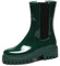 AONETIGER Stivali Pioggia Donna Impermeabile Stivali Gomma Leggere Antiscivolo Chelsea Stivaletti Outdoor Antivento Ankle Boot (135 Verde,36EU)