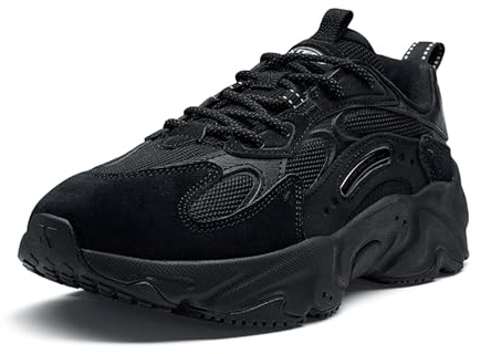 XTEP Free Flow 2.0 Dames Chaussures Casual Mode Sommer Mesh Atmungsaktive Chaussures de Sport en Plein air Noir Taille 39